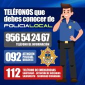 Estos son los teléfonos de emergencias e información de la Policía de El Puerto