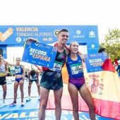 La extremeña Laura Luengo bate el récord de España de medio maratón en Valencia