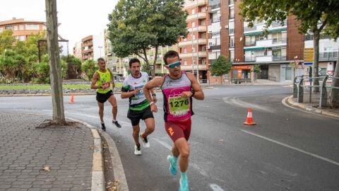 Corredores durante una prueba del Quijote Maratón