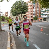 Corredores durante una prueba del Quijote Maratón Corredores durante una prueba del Quijote Maratón