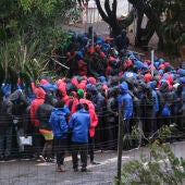 Migrantes en el Centro de Acogida de Migrantes de Las Raíces en Tenerife