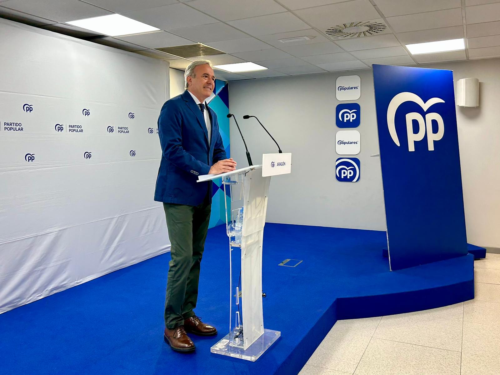 Azcón recuerda que el acuerdo de gobierno incluye los ayuntamientos Azcón recuerda que el acuerdo de gobierno incluye los ayuntamientos