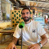Einar Galilea, jugador del Málaga CF Einar Galilea, jugador del Málaga CF