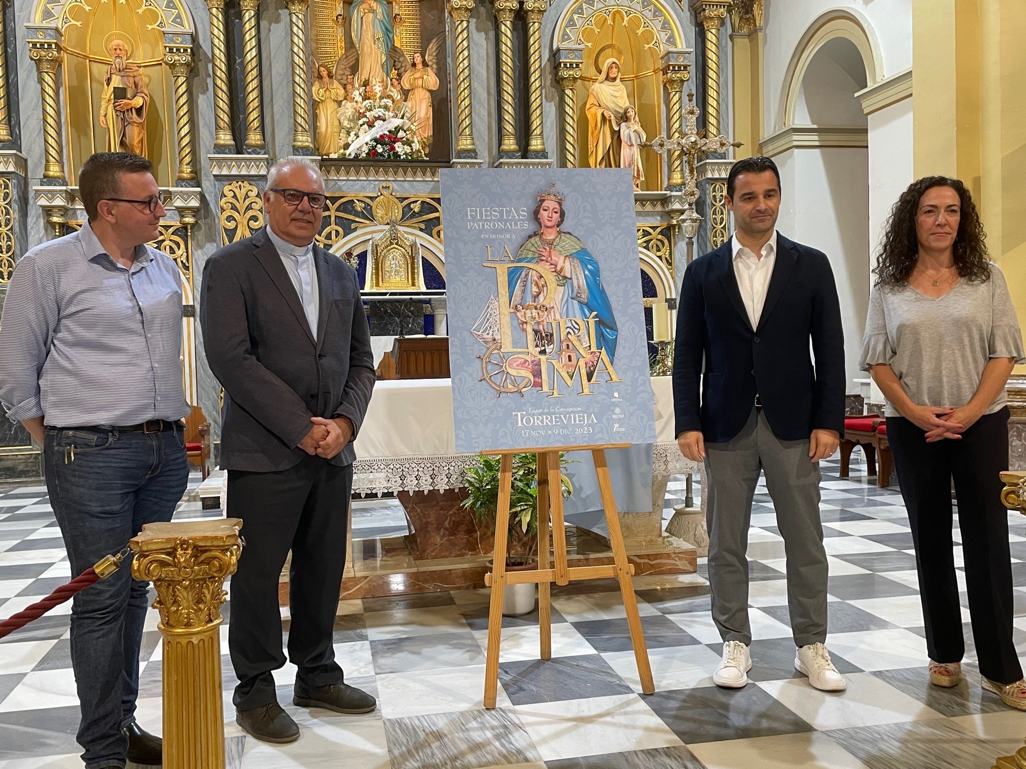 Torrevieja presenta el cartel anunciador de las fiestas patronales en honor a la Inmaculada Concepción Torrevieja presenta el cartel anunciador de las fiestas patronales en honor a la Inmaculada Concepción