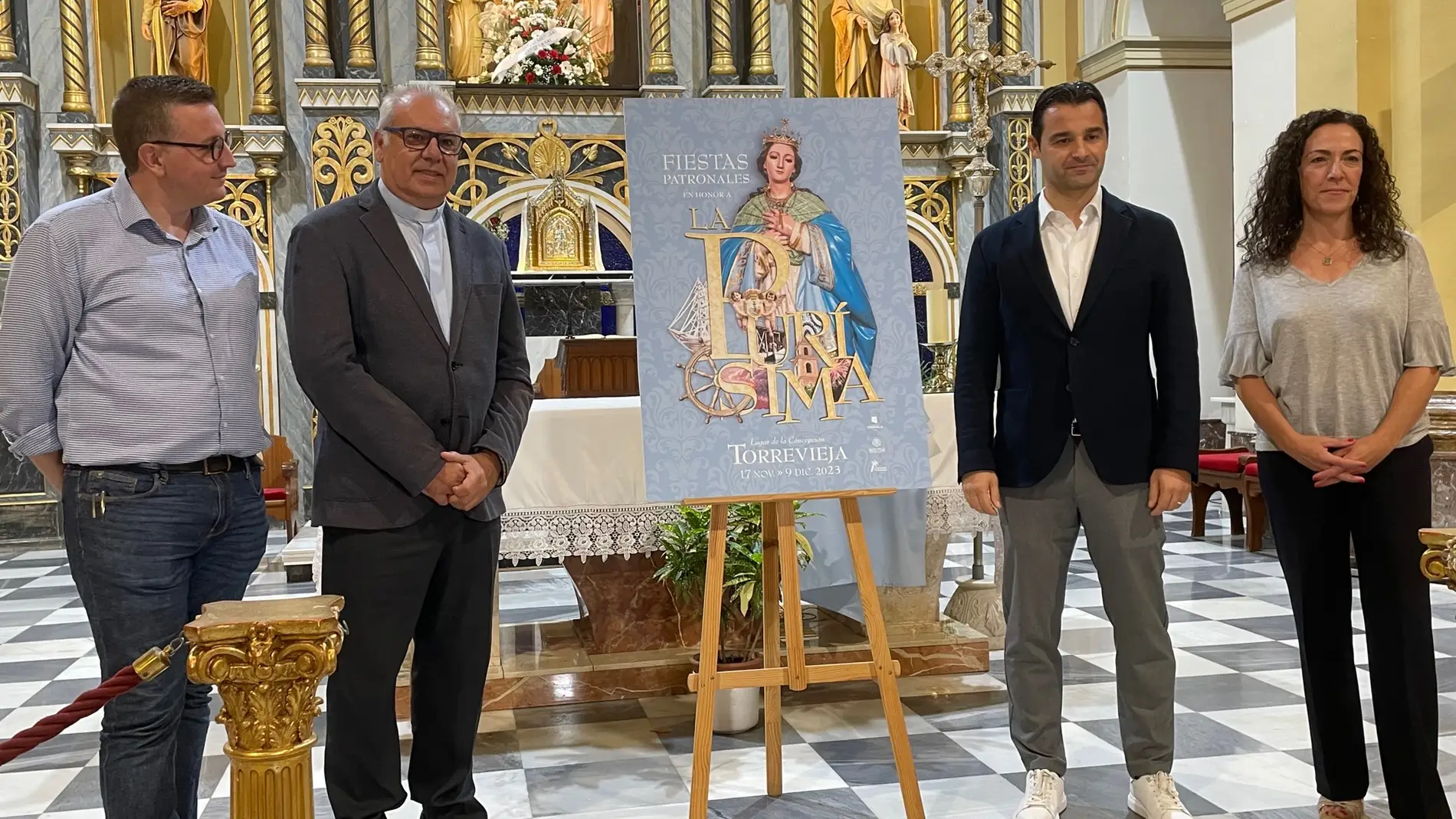 Torrevieja presenta el cartel anunciador de las fiestas patronales en honor a la Inmaculada Concepción 