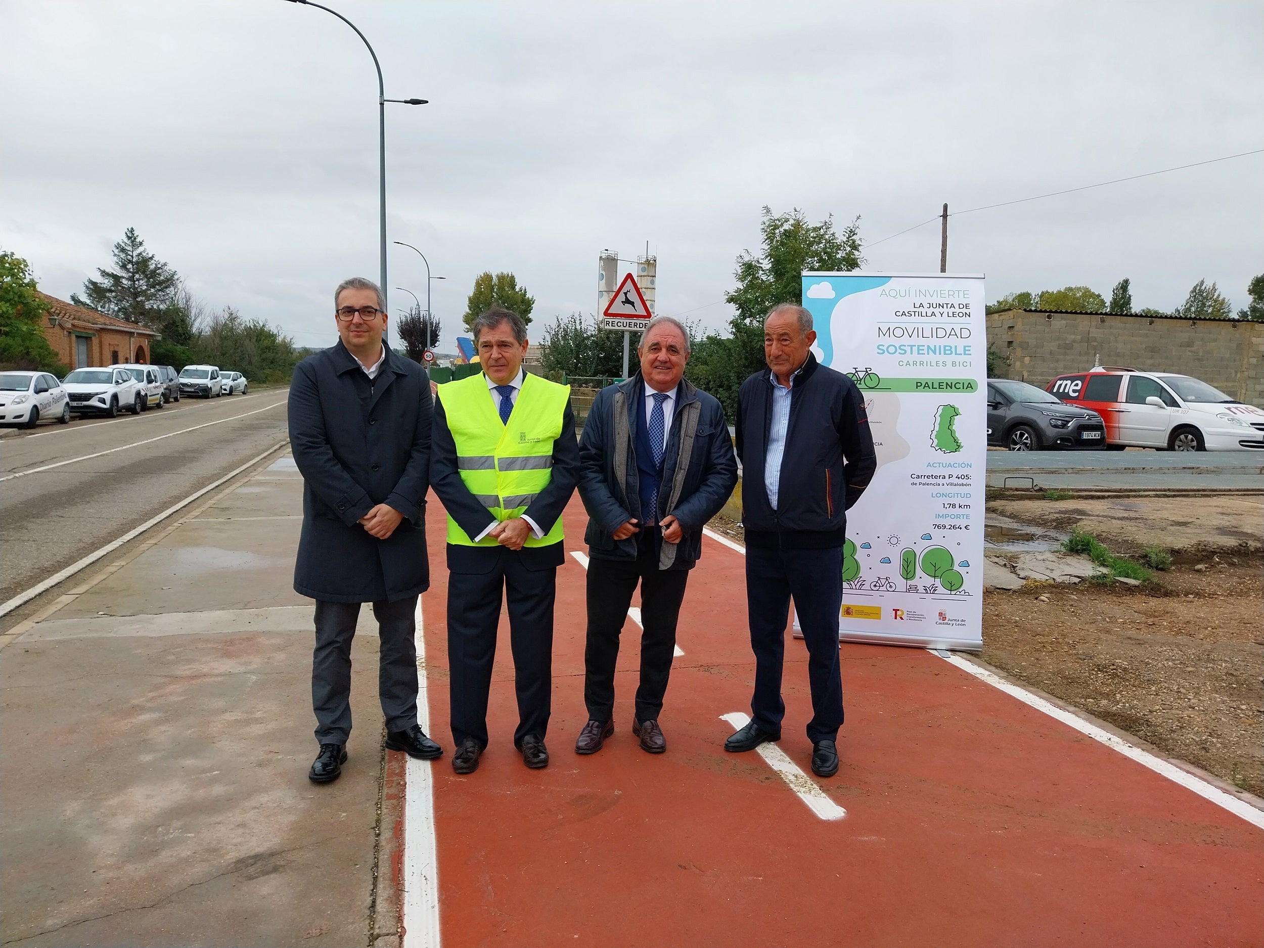 El carril bici entre Palencia y Villalobón estará finalizado en febrero El carril bici entre Palencia y Villalobón estará finalizado en febrero