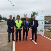 El carril bici entre Palencia y Villalobón estará finalizado en febrero