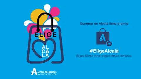 El comercio complutense ya puede inscribirse a la campaña "Elige Alcalá, Navidad 2023" Cartel de la campaña "Elige Alcalá, Navidad 2023"
