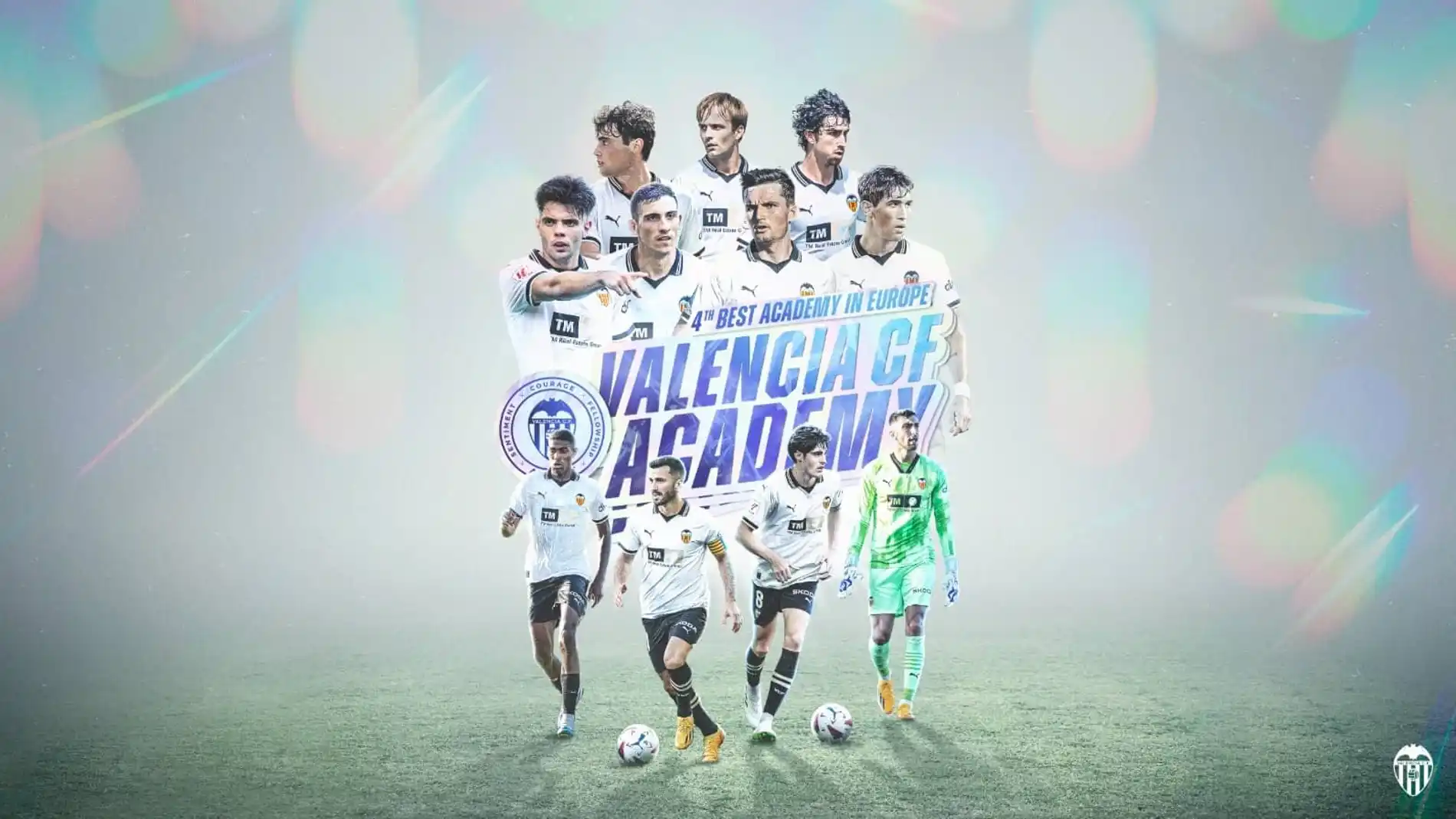 La Academia del Valencia CF, la cuarta mejor de Europa