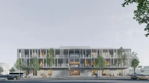 Figuración del edificio malilla