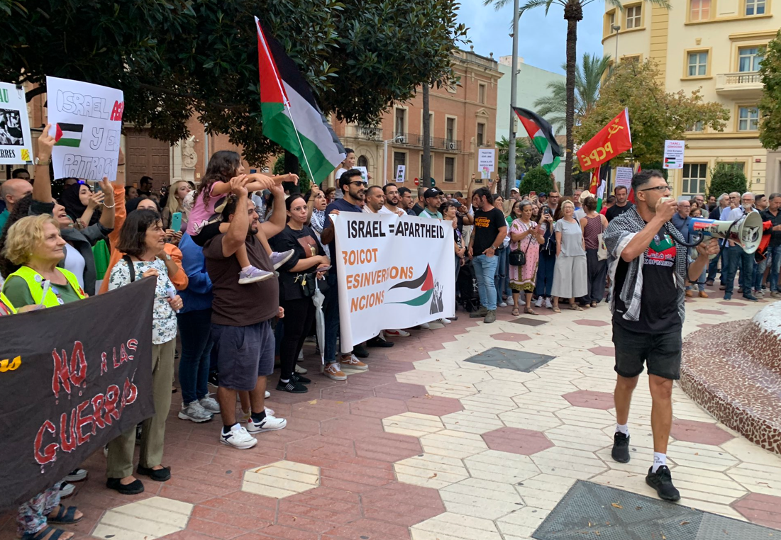 Segunda concentración en Castelló en apoyo al pueblo palestino Segunda concentración en Castelló en apoyo al pueblo palestino