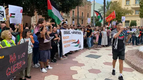 Segunda concentración en Castelló en apoyo al pueblo palestino Segunda concentración en Castelló en apoyo al pueblo palestino