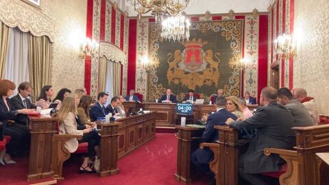 Pleno del ayuntamiento de Alicante