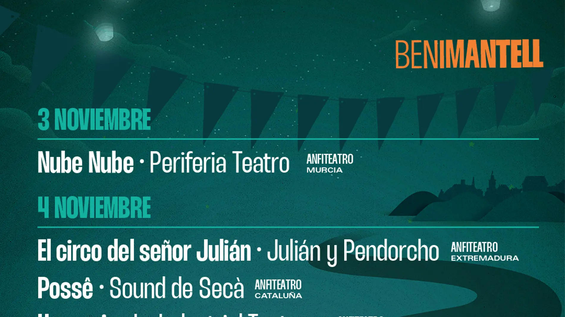 Benimantell acoge del 3 al 5 de noviembre las actuaciones del Proyecto SENDA