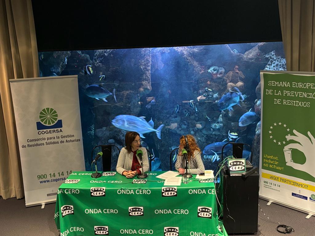 Programa especial sobre gestión de residuos con Cogersa desde el Acuario de Gijón Programa especial sobre gestión de residuos con Cogersa desde el Acuario de Gijón