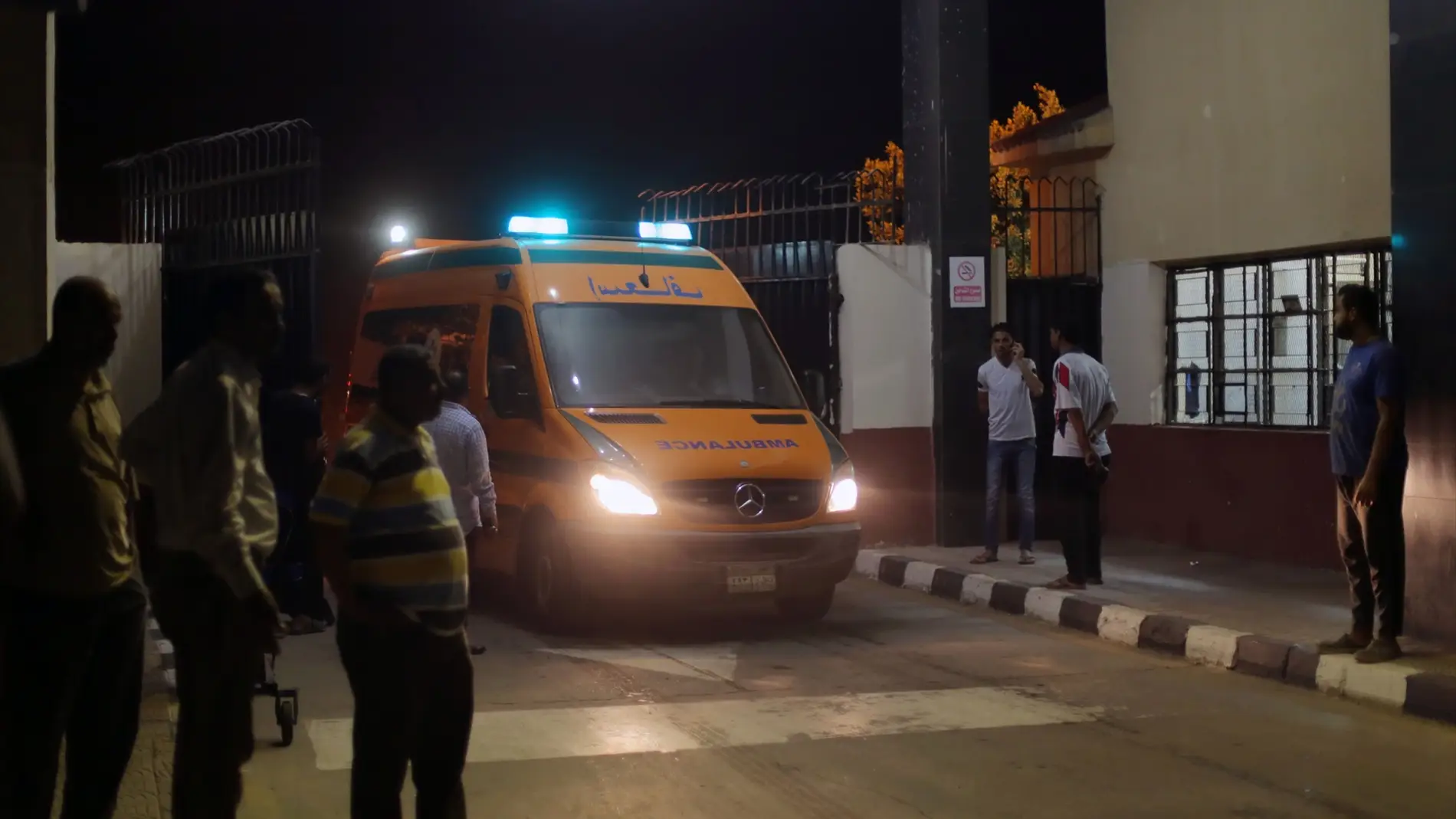 Imagen de archivo de una ambulancia en Egipto