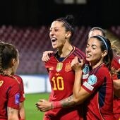 Jenni Hermoso da la victoria a España en su vuelta a la selección