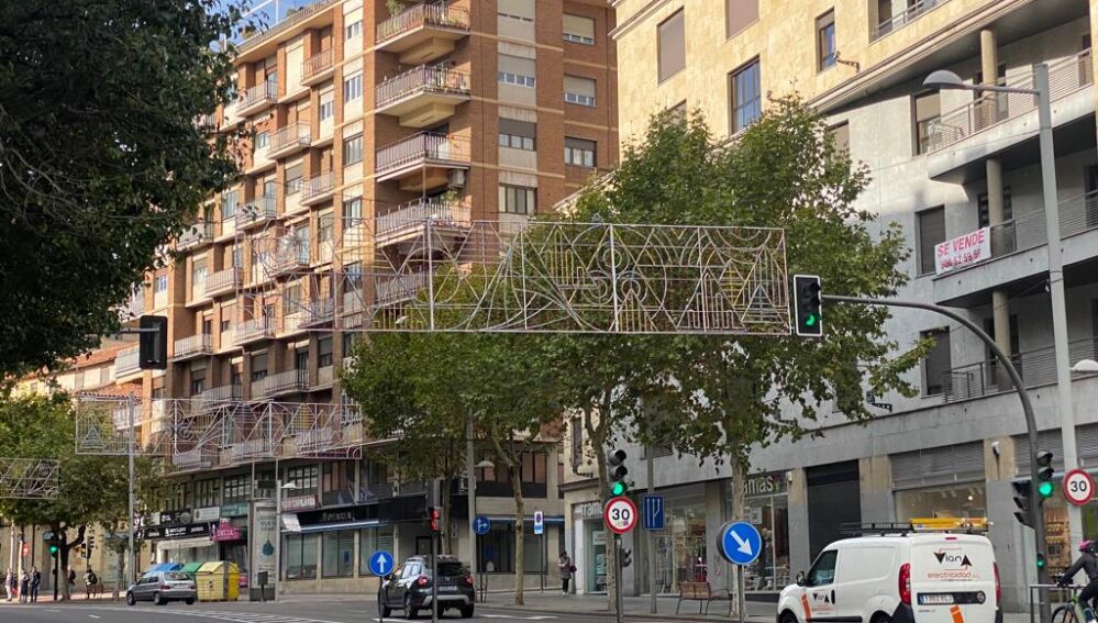 Decoración de la avenida de Mirat