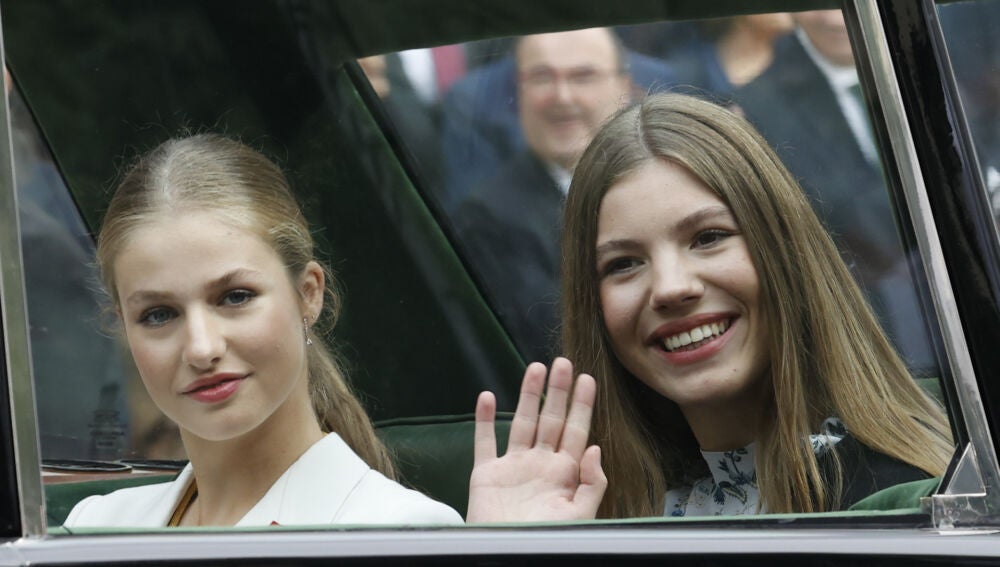 La princesa Leonor y la infanta Sofía