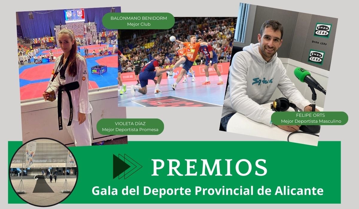 La Marina Baixa copa los premios deportivos en la Gala Provincial del Deporte La Marina Baixa copa los premios deportivos en la Gala Provincial del Deporte