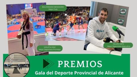 La Marina Baixa copa los premios deportivos en la Gala Provincial del Deporte La Marina Baixa copa los premios deportivos en la Gala Provincial del Deporte