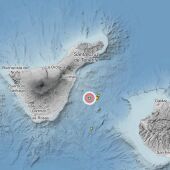 El llamado Volcán de Enmedio es un volcán submarino que se sitúa entre Tenerife y Gran Canaria 