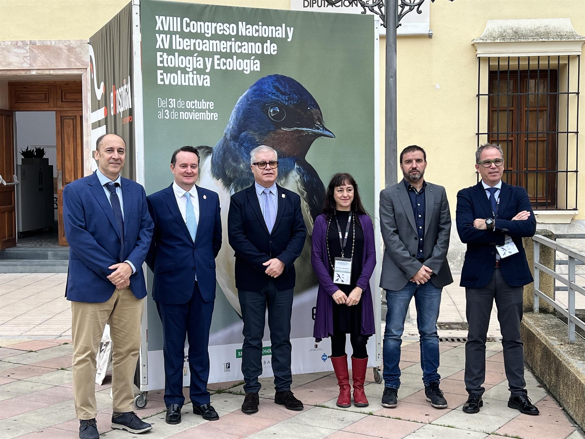 Un congreso nacional e iberoamericano de etología y ecología evolutiva reúne este viernes en Badajoz a 150 científicos de 23 países Un congreso nacional e iberoamericano de etología y ecología evolutiva reúne este viernes en Badajoz a 150 científicos de 23 países