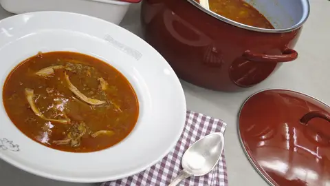 Lentejas con gallina, receta de Robin Food Lentejas con gallina, receta de Robin Food