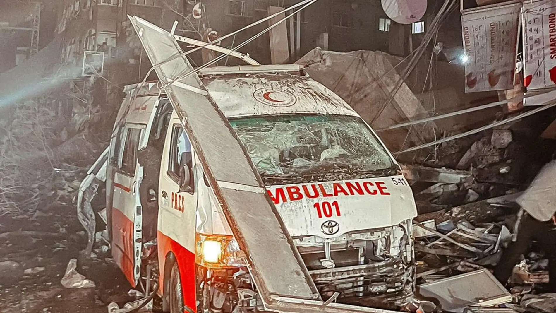 Israel señala que las ambulancias bombardeadas eran usadas por Hamás para trasladar terroristas