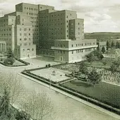 Foto antigua del Hospital Perpetuo Socorro Foto antigua del Hospital Perpetuo Socorro