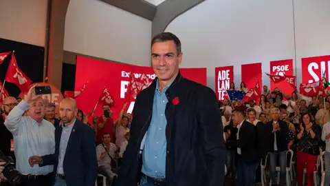 Imagen de archivo de Pedro Sánchez en un acto público del PSOE Imagen de archivo de Pedro Sánchez en un acto público del PSOE