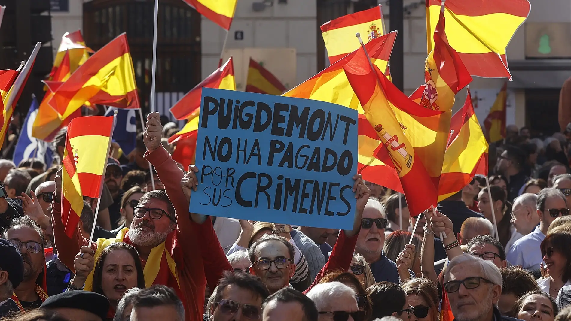 Imagen del acto del PP en Valencia el pasado domingo