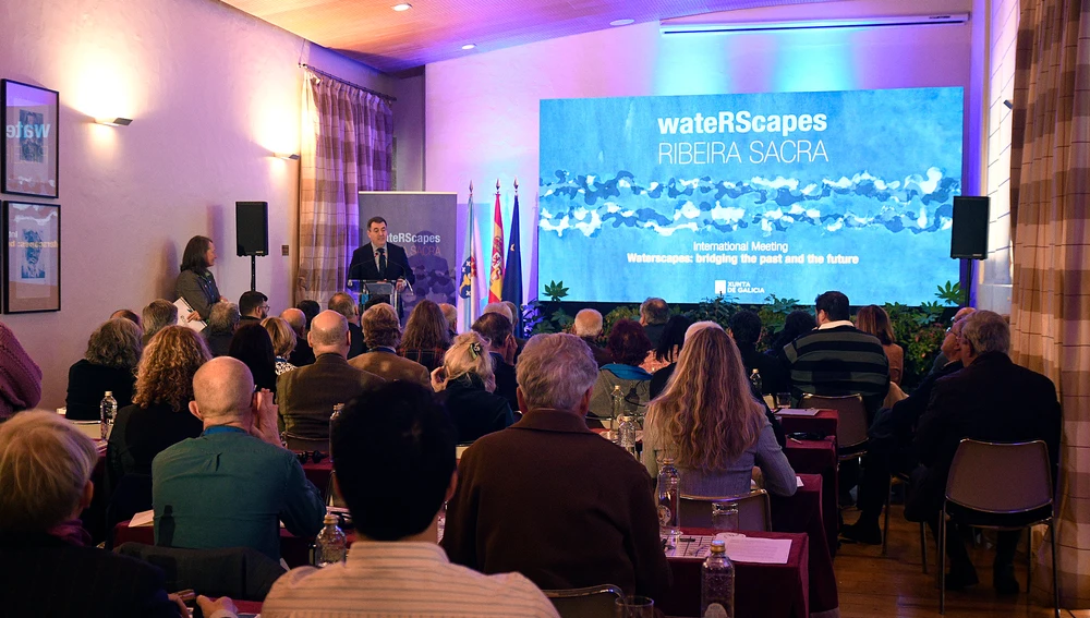 Roman Rodriguez inaugura o encontro internacional ‘Paisaxes da auga: unindo o pasado co futuro’