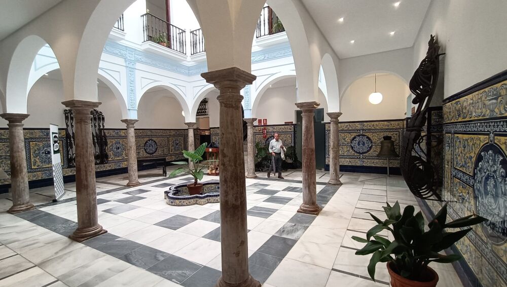 Patio del Ayuntamiento de Ayamonte.