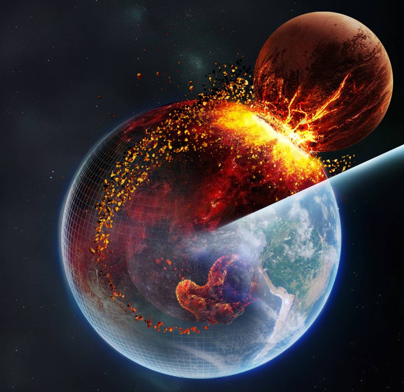 Ciencia Marciana: La Tierra se comió un planeta Ciencia Marciana: La Tierra se comió un planeta