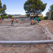 Las obras EDUSI del entorno pabellón Pau Gasol, en Alfàs del Pi, entran ya en su recta final Las obras EDUSI del entorno pabellón Pau Gasol, en Alfàs del Pi, entran ya en su recta final