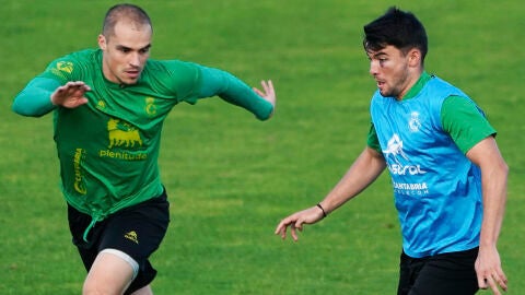 Entrenamiento Racing - Pombo y Aldasoro