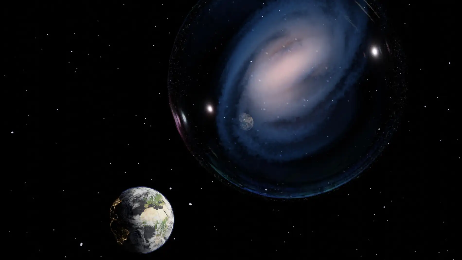 Galaxia espiral hallada gracias al telescopio espacial James Webb.