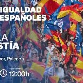 El PP se concentrará el domingo en la Plaza Mayor de Palencia contra la amnistía