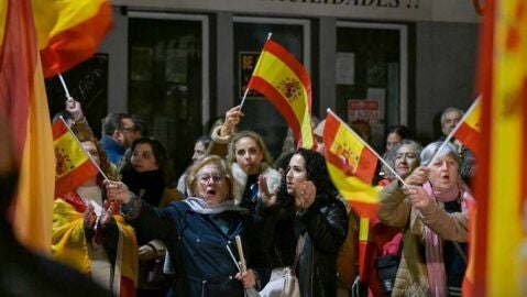 Concentración de protesta que tuvo lugar en Ciudad Real