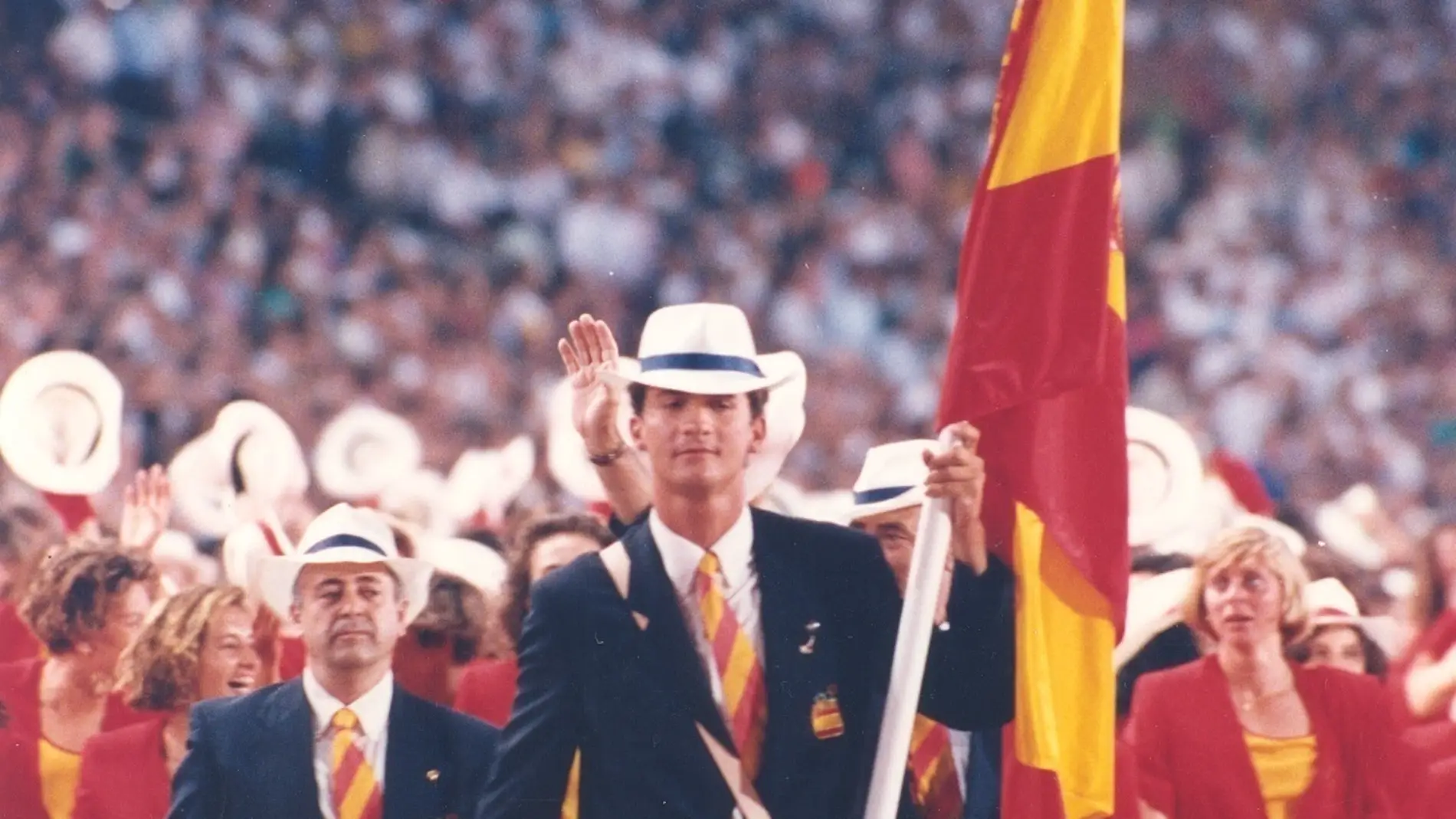 El rey Felipe VI fue abanderado como príncipe del equipo español en los Juegos Olímpicos de Barcelona 92/ Europa Press