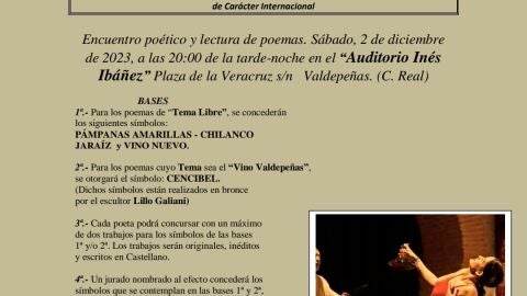 Bases del LIV Certamen Po&eacute;tico Internacional de 'El Trascacho'