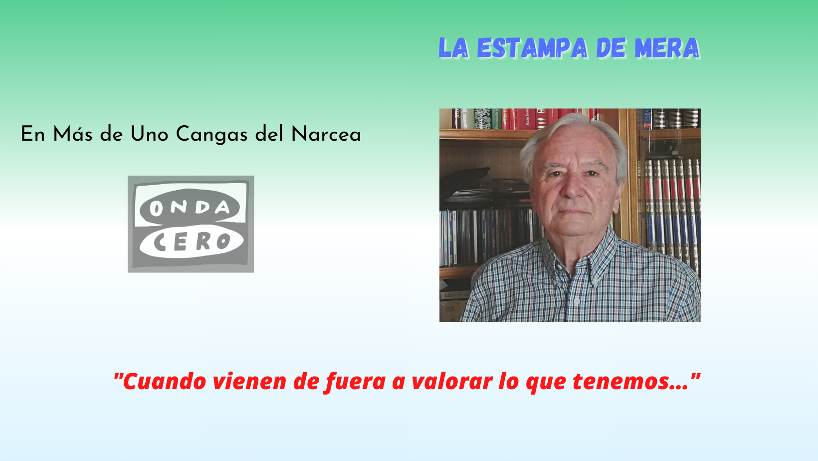 Cuando son foráneos quienes nos muestran lo que tenemos Cuando son foráneos quienes nos muestran lo que tenemos