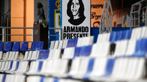 Mural homenaje a Armando Barbón en el Carlos Tartiere Mural homenaje a Armando Barbón en el Carlos Tartiere