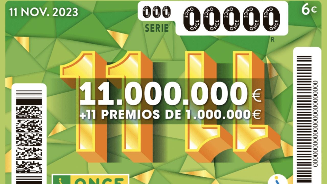 Cuánto dinero toca en el sorteo del 11 del 11: todos los premios que se reparten Cuánto dinero toca en el sorteo del 11 del 11: todos los premios que se reparten