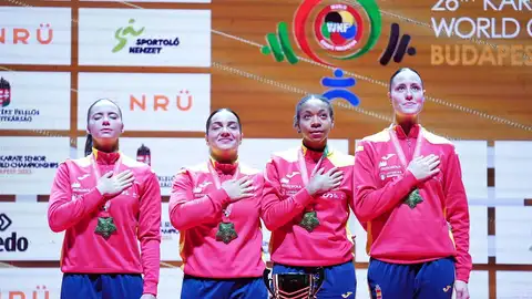 Campeonas del mundo de kárate kumité - Budapest 2023 Campeonas del mundo de kárate kumité - Budapest 2023