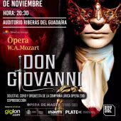 La ópera Don Giovanni llega hoy al Auditorio Riberas del Guadaíra de Alcalá