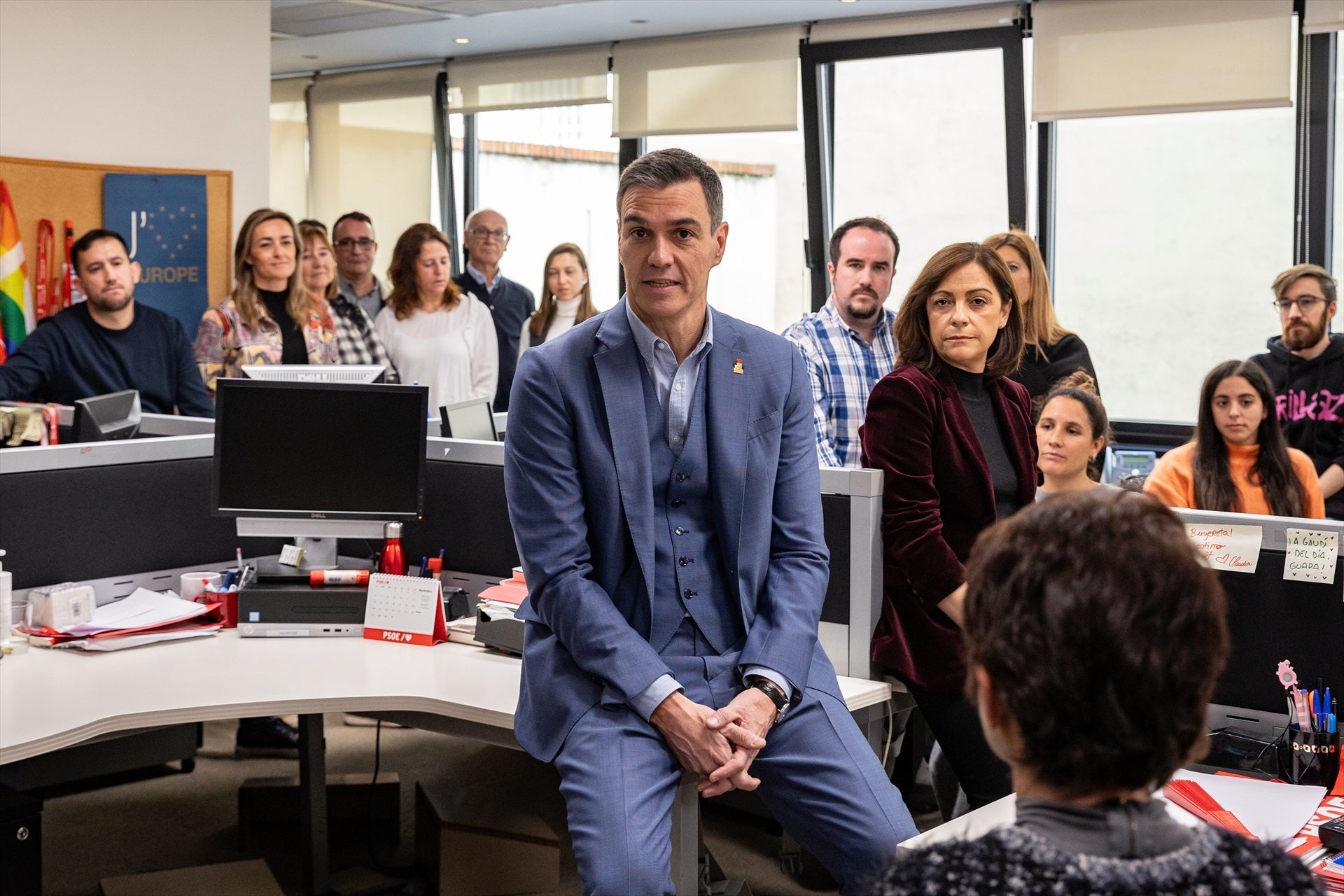 Pedro Sánchez, anfitrión de los socialistas europeos en Málaga tras pactar su investidura Pedro Sánchez, anfitrión de los socialistas europeos en Málaga tras pactar su investidura