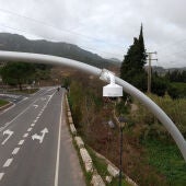 Una cámara instalada por el Consell de Mallorca en una carretera de la Serra de Tramuntana