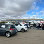 Concentración de vehículos en Ciudad Real Concentración de vehículos en Ciudad Real